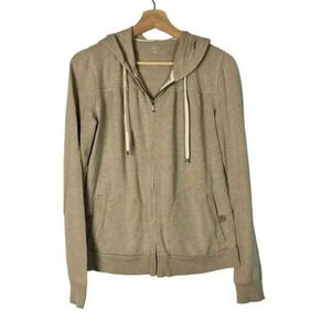 Gap Body Beige Y2K Full Zip Athletic Hoodie Jacket M